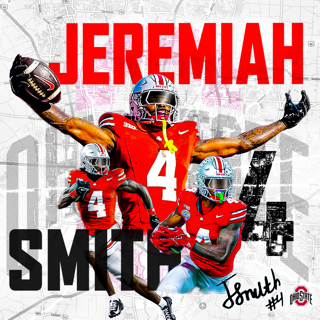 Ohio State Jeremiah Smith Poster