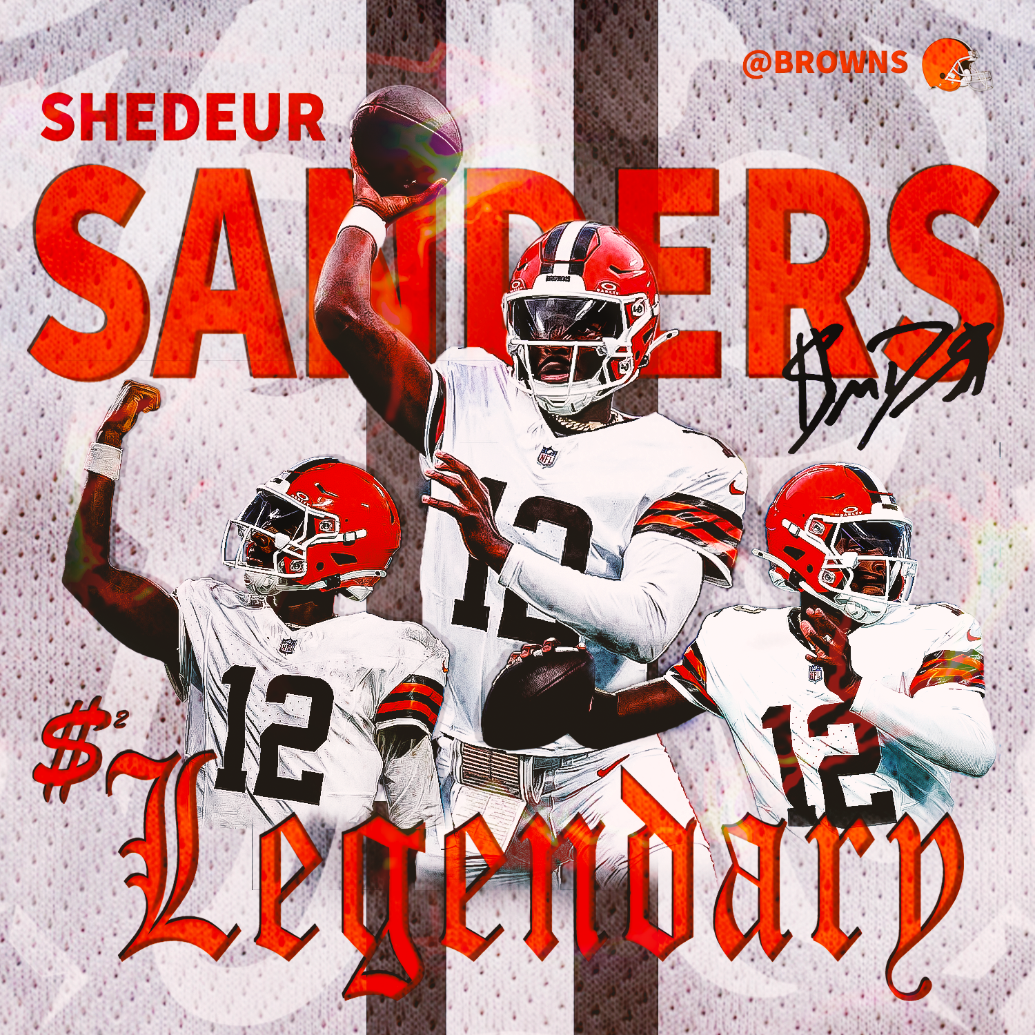 Shedeur Sanders Rookie Poster