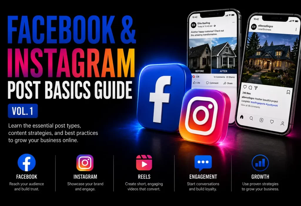 Facebook & Instagram Posts Basics Vol. 1_Cover